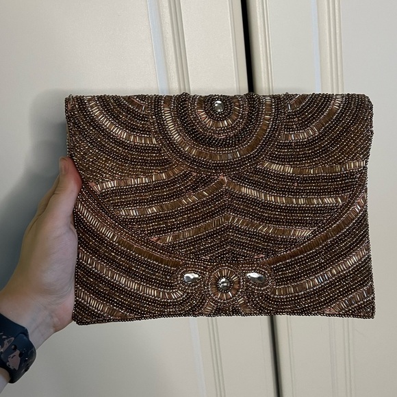 Glass Beaded Formal Bag - Picture 1 of 6
